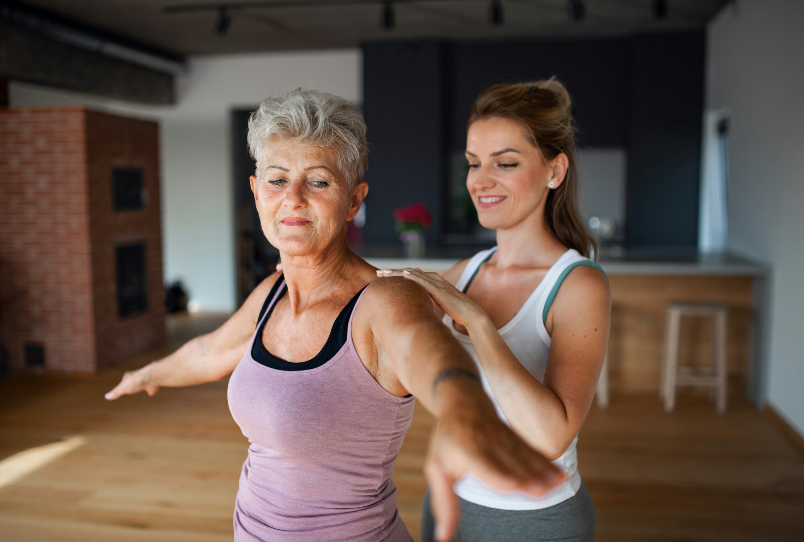 woman building muscle and improving her health