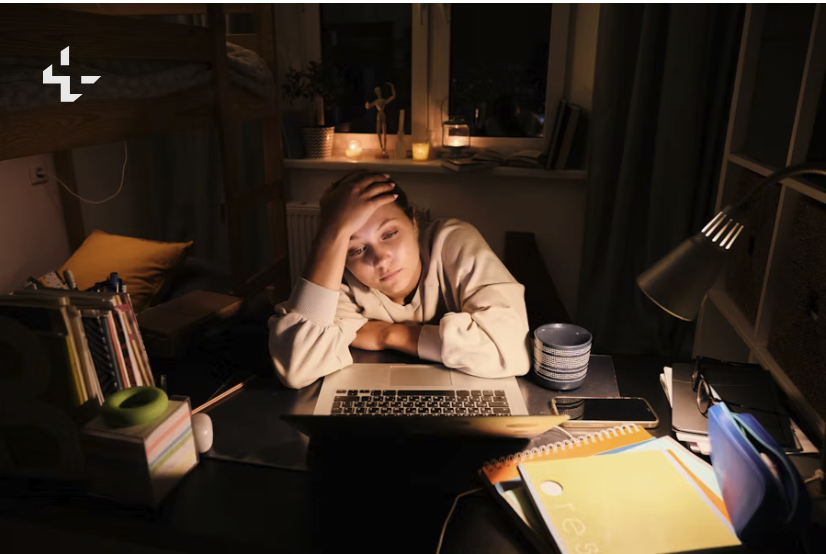 Woman experiencing chronic stress